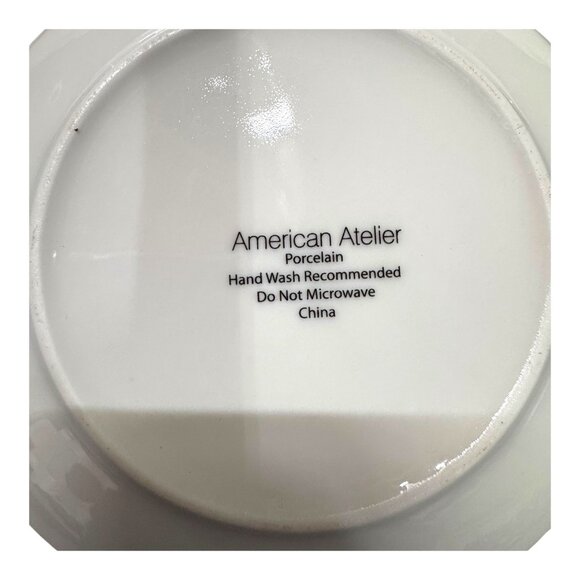 Vintage Racoon Smart Owl Deer Set Of 3 American Atelier Animal Porcelain Plates - Picture 5 of 7